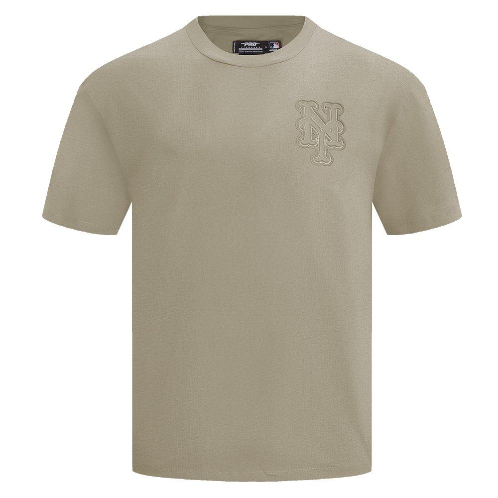 Pro Standard Men's MLB New York Mets Neutral Drop Shoulder Top